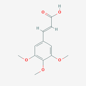 molecular formula C12H14O5 B074204 3,4,5-Trimethoxycinnamic acid CAS No. 20329-98-0