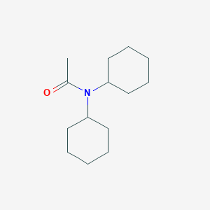 molecular formula C14H25NO B074205 N,N-Dicyclohexylacetamide CAS No. 1563-91-3