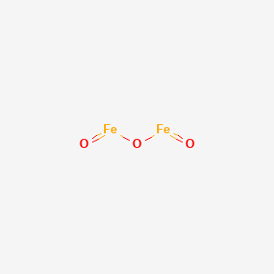 molecular formula Fe2O3 B074209 Ferric oxide, red CAS No. 1309-37-1
