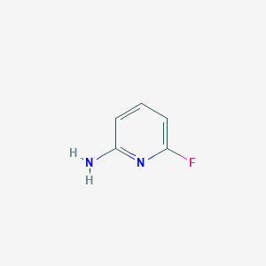 molecular formula C5H5FN2 B074216 2-Amino-6-fluoropyridine CAS No. 1597-32-6