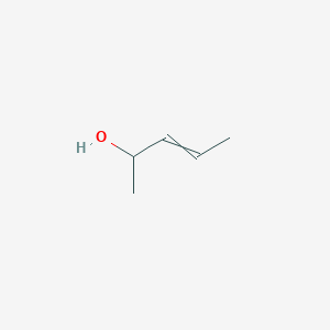molecular formula C5H10O B074221 3-Penten-2-OL CAS No. 1569-50-2