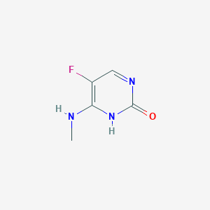 5-Fluoro-6-(methylamino)pyrimidin-2(1H)-one