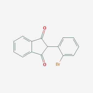 molecular formula C15H9BrO2 B074244 2-(2-Bromophenyl)indane-1,3-dione CAS No. 1470-41-3