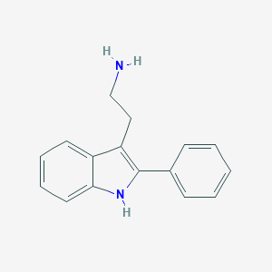 molecular formula C16H16N2 B074253 2-(2-phenyl-1H-indol-3-yl)ethanamine CAS No. 1217-80-7