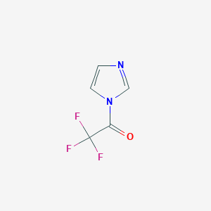 molecular formula C5H3F3N2O B074255 1-(三氟乙酰)咪唑 CAS No. 1546-79-8