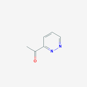 molecular formula C6H6N2O B074263 1-(Pyridazin-3-yl)ethanone CAS No. 1122-63-0