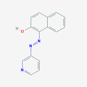 molecular formula C15H11N3O B074280 2-Naphthalenol, 1-(3-pyridinylazo)- CAS No. 1533-65-9