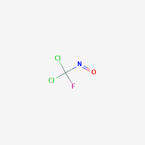 molecular formula CCl2FNO B074300 Methane, dichlorofluoronitroso- CAS No. 1495-28-9