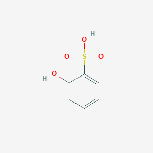 molecular formula C6H6O4S B074304 邻苯酚磺酸 CAS No. 1333-39-7