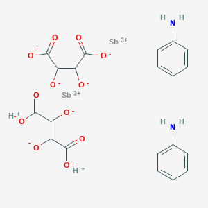 molecular formula C20H20N2O12Sb2 B074309 Antimonyl aniline tartrate CAS No. 1300-14-7