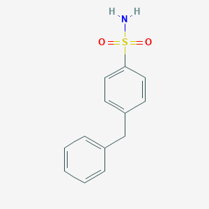 molecular formula C13H13NO2S B074311 4-苄基苯磺酰胺 CAS No. 1145-60-4
