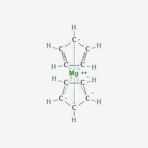 molecular formula C10H10Mg B074324 magnesium bis(cyclopenta-1,3-diene) CAS No. 1284-72-6