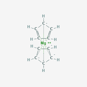 molecular formula C10H10Mg 10* B074324 Magnesium;cyclopenta-1,3-diene CAS No. 1284-72-6