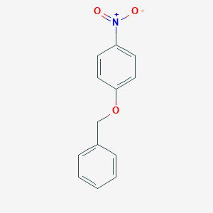 molecular formula C13H11NO3 B074327 Benzene, 1-nitro-4-(phenylmethoxy)- CAS No. 1145-76-2