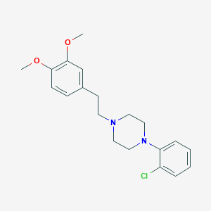 molecular formula C20H25ClN2O2 B074330 Mefeclorazine CAS No. 1243-33-0
