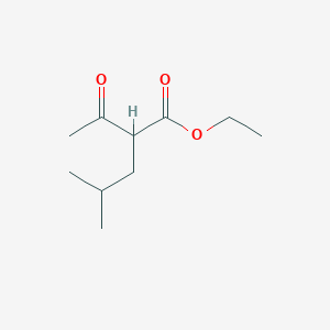 molecular formula C10H18O3 B074332 2-乙酰基-4-甲基戊酸乙酯 CAS No. 1522-34-5