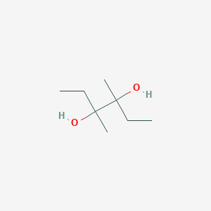 molecular formula C8H18O2 B074338 3,4-Dimethyl-3,4-hexanediol CAS No. 1185-02-0