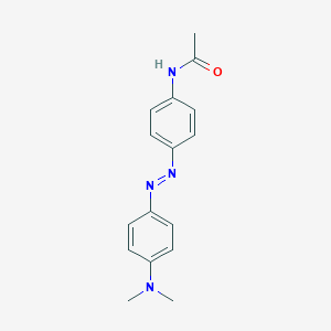 molecular formula C16H18N4O B074339 4'-((p-(Dimethylamino)phenyl)azo)acetanilide CAS No. 1591-56-6