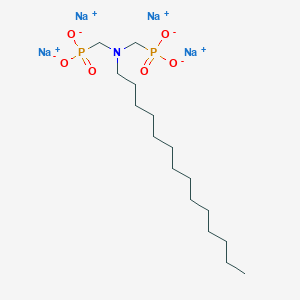 molecular formula C16H33NNa4O6P2 B074340 Tetrasodium [(tetradecylimino)dimethylene]diphosphonate CAS No. 1116-55-8