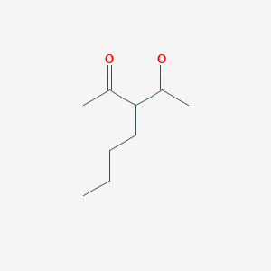 molecular formula C9H16O2 B074341 3-n-Butyl-2,4-pentanedione CAS No. 1540-36-9