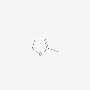 molecular formula C5H8O B074343 2,3-Dihydro-5-methylfuran CAS No. 1487-15-6