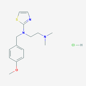 molecular formula C15H22ClN3OS B074344 Zolamine hydrochloride CAS No. 1155-03-9