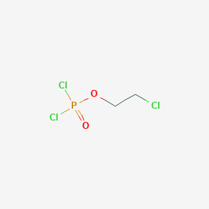 molecular formula C2H4Cl3O2P B074352 2-Chloroethylphosphoric Acid Dichloride CAS No. 1455-05-6