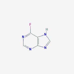 molecular formula C5H3FN4 B074353 6-Fluoropurine CAS No. 1480-89-3