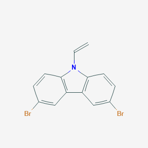 molecular formula C14H9Br2N B074354 3,6-Dibromo-9-vinylcarbazole CAS No. 1214-16-0