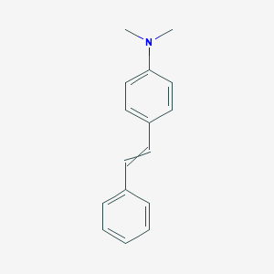 molecular formula C16H17N B074358 4-Dimethylaminostilbene CAS No. 1145-73-9