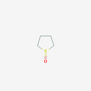 molecular formula C4H8OS B074360 Tetramethylene sulfoxide CAS No. 1600-44-8