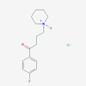 B074365 1-[3-(P-Fluorobenzoyl)propyl]piperidinium chloride CAS No. 1219-36-9