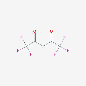 molecular formula C5H2F6O2 B074370 Hexafluoroacetylacetone CAS No. 1522-22-1