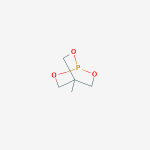 molecular formula C5H9O3P B074375 4-Methyl-2,6,7-trioxa-1-phosphabicyclo[2.2.2]octane CAS No. 1449-91-8