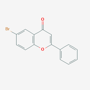 molecular formula C15H9BrO2 B074378 6-Bromoflavone CAS No. 1218-80-0