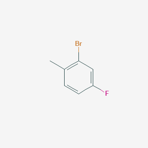 molecular formula C7H6BrF B074383 2-Bromo-4-fluorotoluene CAS No. 1422-53-3
