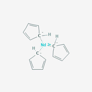 molecular formula C15H15Nd 15* B074385 Tris(eta5-2,4-cyclopentadien-1-yl)neodymium CAS No. 1273-98-9