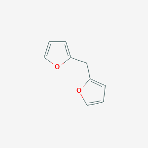 molecular formula C9H8O2 B074391 Furan, 2,2'-methylenebis- CAS No. 1197-40-6