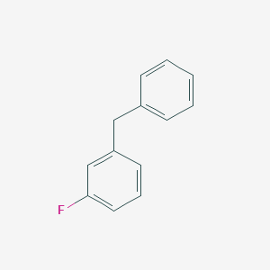 molecular formula C13H11F B074392 1-Benzyl-3-fluorobenzene CAS No. 1496-00-0