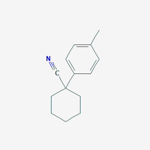 molecular formula C14H17N B074393 1-(4-Methylphenyl)cyclohexanecarbonitrile CAS No. 1206-13-9