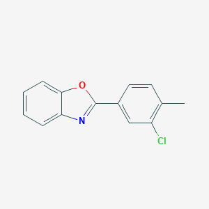 molecular formula C14H10ClNO B074397 2-(3-Chloro-4-methylphenyl)-1,3-benzoxazole CAS No. 42196-67-8