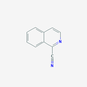 molecular formula C10H6N2 B074398 Isoquinoline-1-carbonitrile CAS No. 1198-30-7