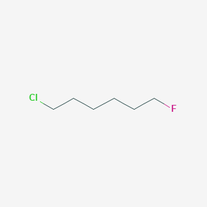 molecular formula C6H12ClF B074411 Hexane, 1-chloro-6-fluoro- CAS No. 1550-09-0