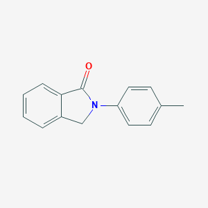 molecular formula C15H13NO B074426 2-(4-Methylphenyl)isoindolin-1-one CAS No. 4778-84-1