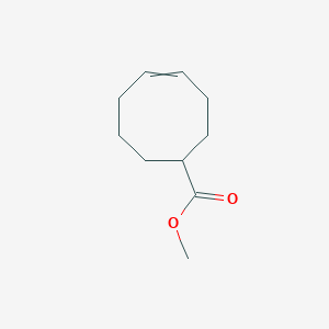 molecular formula C10H16O2 B074431 Methyl cyclooct-4-ene-1-carboxylate CAS No. 1129-33-5