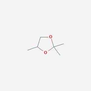 molecular formula C6H12O2 B074433 2,2,4-Trimethyl-1,3-dioxolane CAS No. 1193-11-9