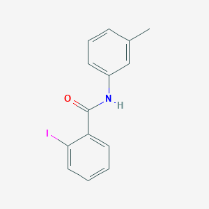 molecular formula C14H12INO B074438 2-iodo-N-(3-methylphenyl)benzamide CAS No. 58494-86-3