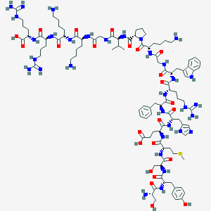 molecular formula C101H157N33O24S B074442 ACTH alpha (1-18) CAS No. 1285-85-4