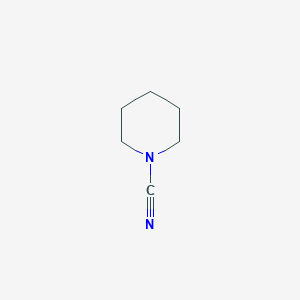 molecular formula C6H10N2 B074449 1-Piperidinecarbonitrile CAS No. 1530-87-6