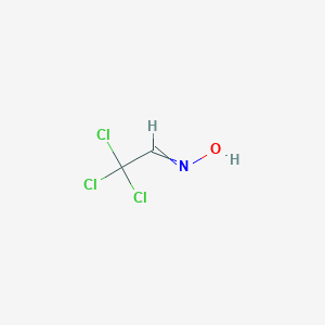 molecular formula C2H2Cl3NO B074453 N-(2,2,2-trichloroethylidene)hydroxylamine CAS No. 1117-99-3